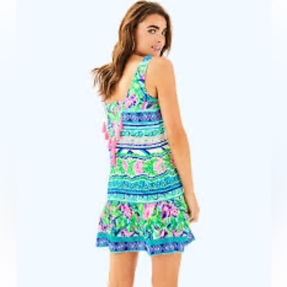 NWOT!🦄 Lilly Pulitzer Beautiful Gabriella Dress Size XXS 💕HARD TO FIND!💕 - Picture 2 of 15